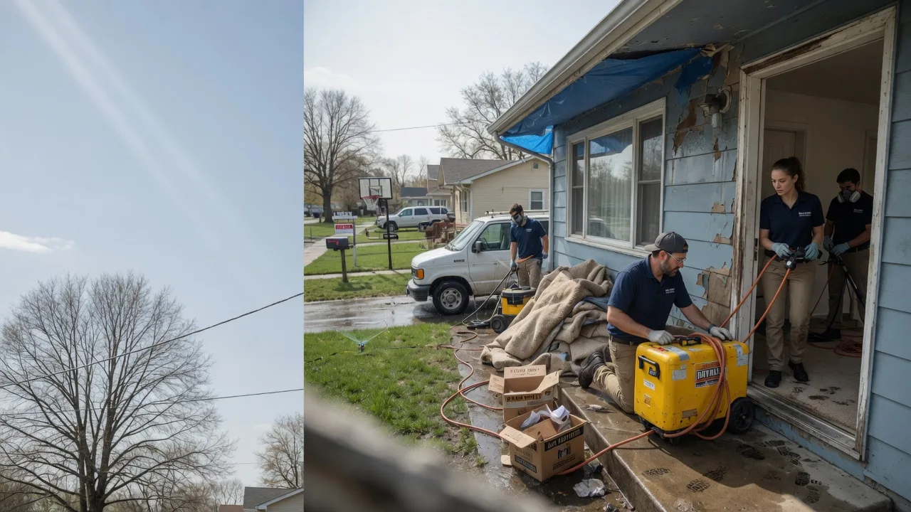 Basement Flood Cleanup in Eudora, KS near me